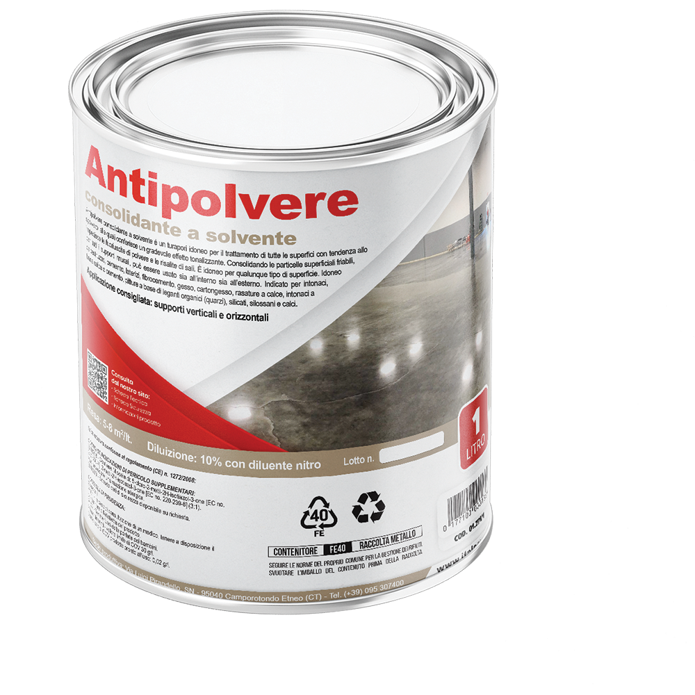 ANTIPOLVERE CONSOLIDANTE A SOLVENTE