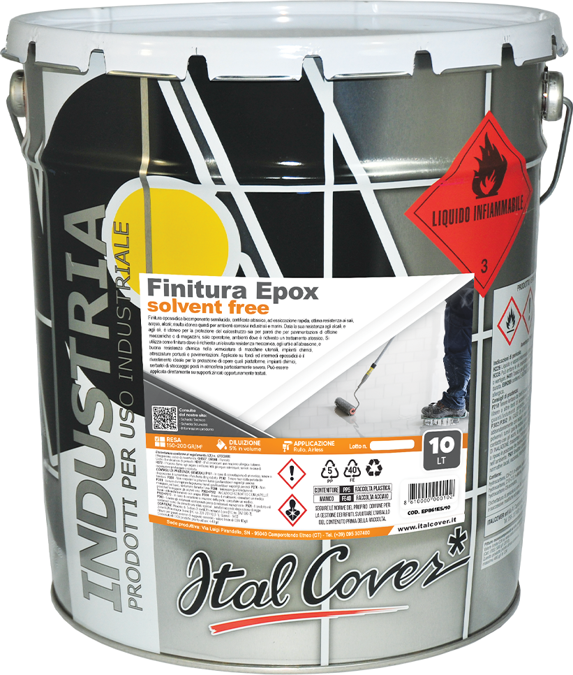FINITURA EPOX SOLVENT FREE + CATALIZZATORE EPOX SOLVENT FREE