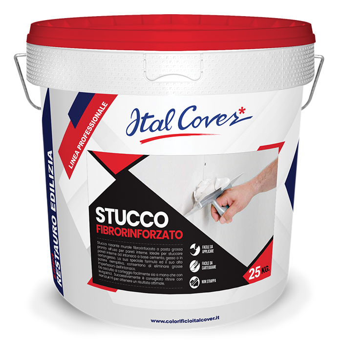 STUCCOPIÙ  FIBRORINFORZATO